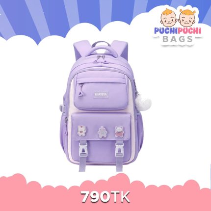 Kids Backpack Children School Bags Waterproof Primary Schoolbag Book Bag (purple)