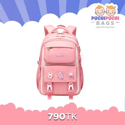 Kids Backpack Children School Bags for Girls Orthopedic Waterproof Primary Schoolbag Book Bag (pink)